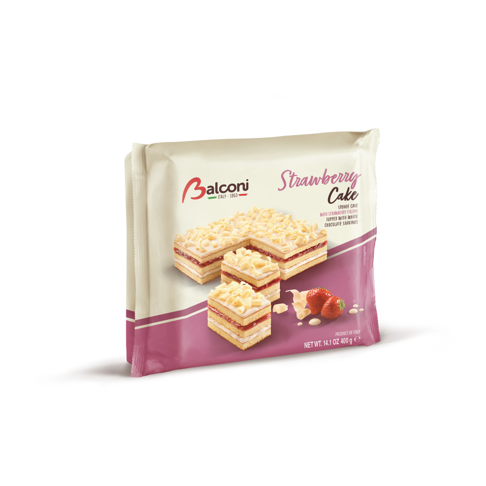 Balconi Strawberry Cake - Strawberry and Yogurt Sponge Cake