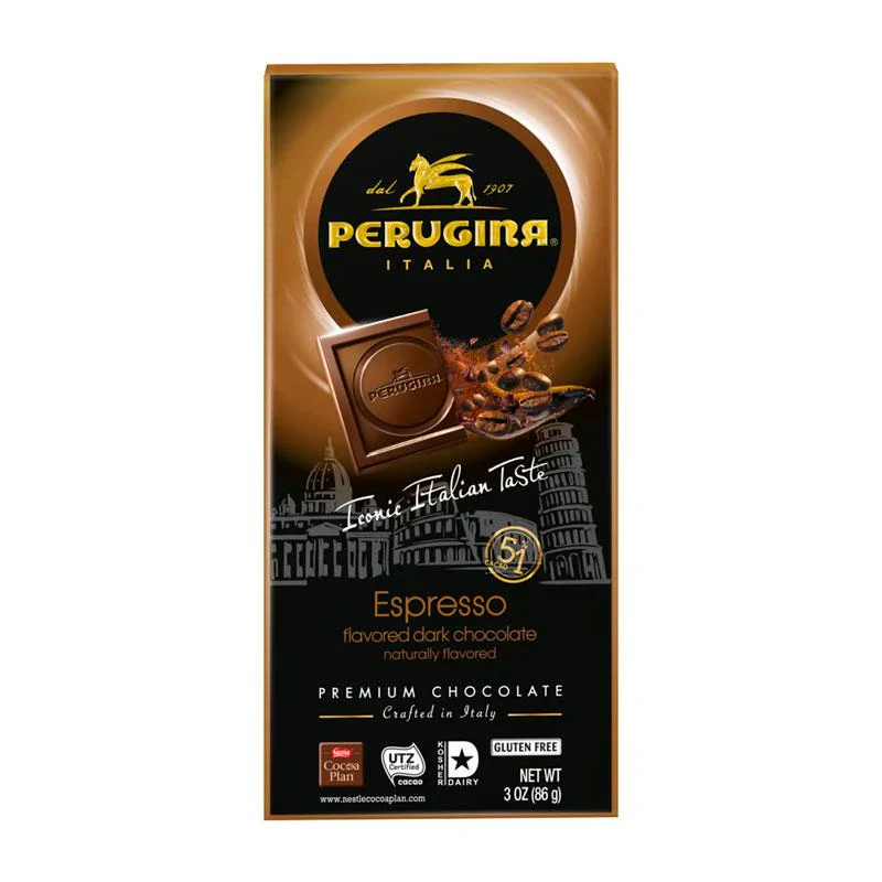 Perugina Espresso Flavored Dark Chocolate Bar - 3 oz